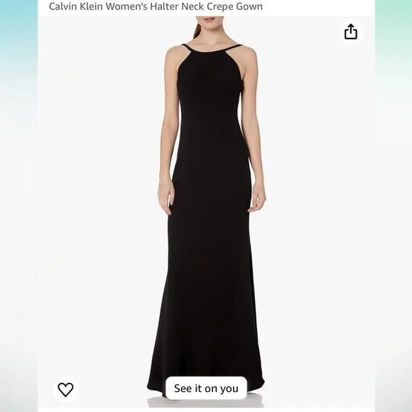 Calvin Klein | Dresses | New With Tags Calvin Klein Black Halter Dress |  Poshmark